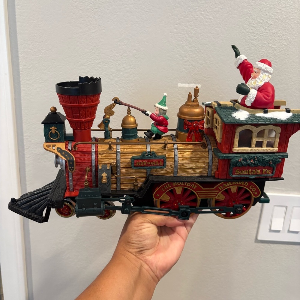 New Bright The Holiday Express Christmas Train Car #387 Santa's Fe "Engine" 1995 - Picture 3 of 16